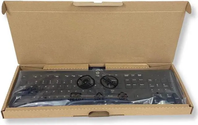 Alt view image 8 of 9 - HP Business Black USB Slim Style Windows Enhanced Keyboard (N3R87AA)