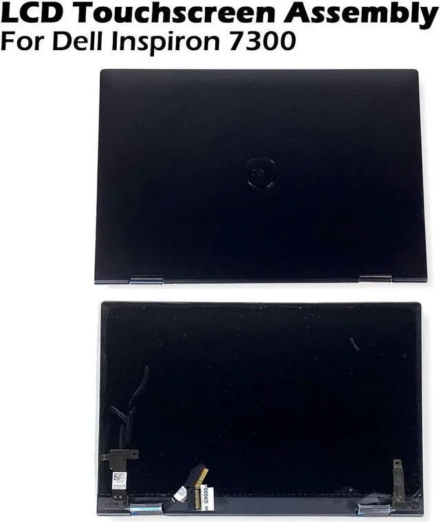 Alt view image 3 of 13 - Dell OEM Inspiron 7300 2-in-1 Black 13.3" FHD Complete LCD Screen M09N3