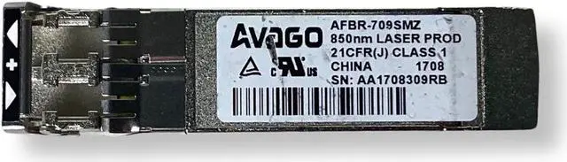 Alt view image 3 of 7 - Avago AFBR-709SMZ - NA2 Compatible SFP+ Transceiver Module 10 GigE