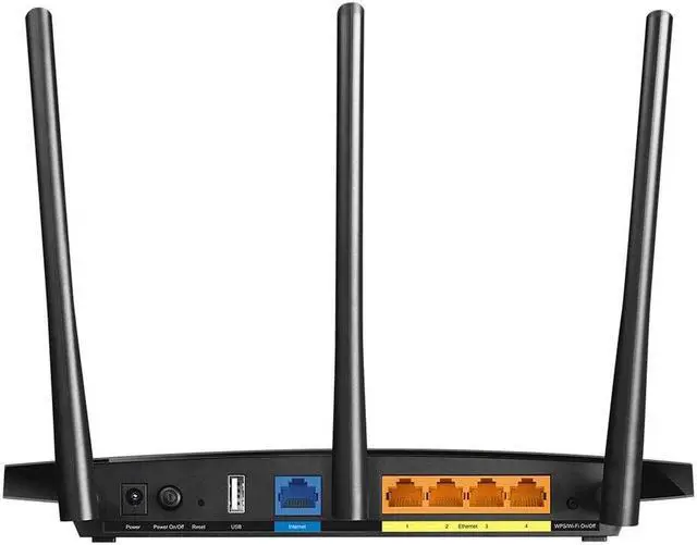 Alt view image 7 of 7 - tp-link archer c7 ac1750 dual band wireless ac gigabit router, 2.4ghz 450mbps+5ghz 1300mbps, 2 usb port, ipv6, guest network (c