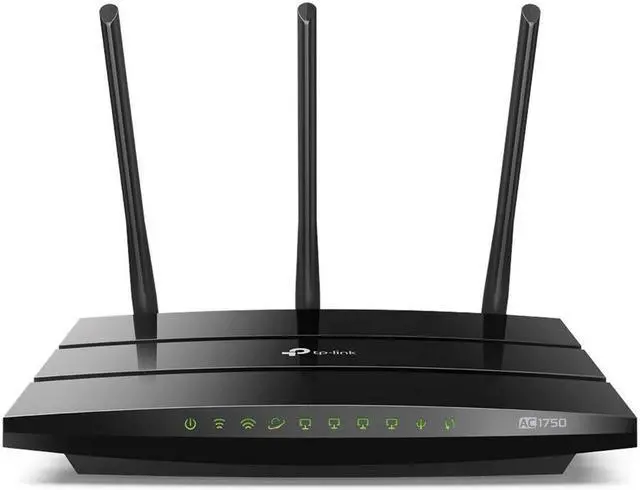 Alt view image 5 of 7 - tp-link archer c7 ac1750 dual band wireless ac gigabit router, 2.4ghz 450mbps+5ghz 1300mbps, 2 usb port, ipv6, guest network (c