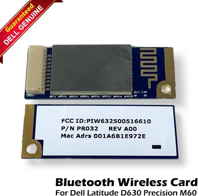 Main image of Dell Latitude D630 Wireless Bluetooth 2.0 Mini PCI Card PR032 lot of 15