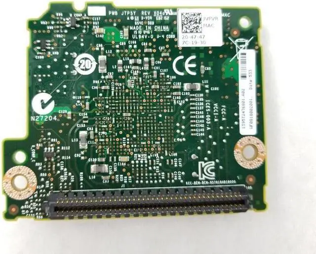 Alt view image 6 of 8 - Dell JVFVR Broadcom 57810-K Dual Port 10Gb Daughter Card M620 Blade