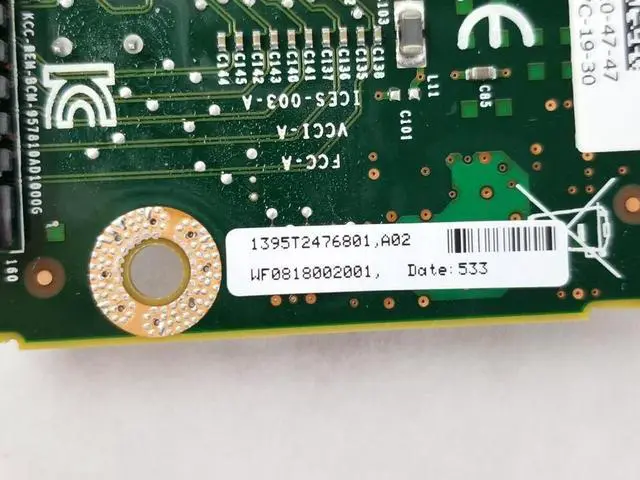 Alt view image 8 of 8 - Dell JVFVR Broadcom 57810-K Dual Port 10Gb Daughter Card M620 Blade