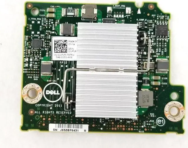 Alt view image 4 of 8 - Dell JVFVR Broadcom 57810-K Dual Port 10Gb Daughter Card M620 Blade