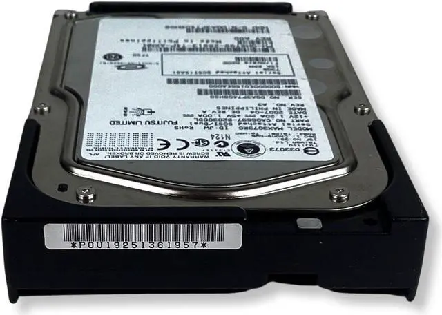 Alt view image 6 of 8 - H8799-DEL FUJITSU MAX3073RC 73GB 15000RPM 3.0GBPS U320 68PIN SCA-2 SCSI SAS HARD DRIVE