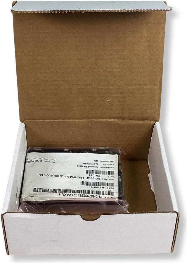 Alt view image 8 of 8 - H8799-DEL FUJITSU MAX3073RC 73GB 15000RPM 3.0GBPS U320 68PIN SCA-2 SCSI SAS HARD DRIVE