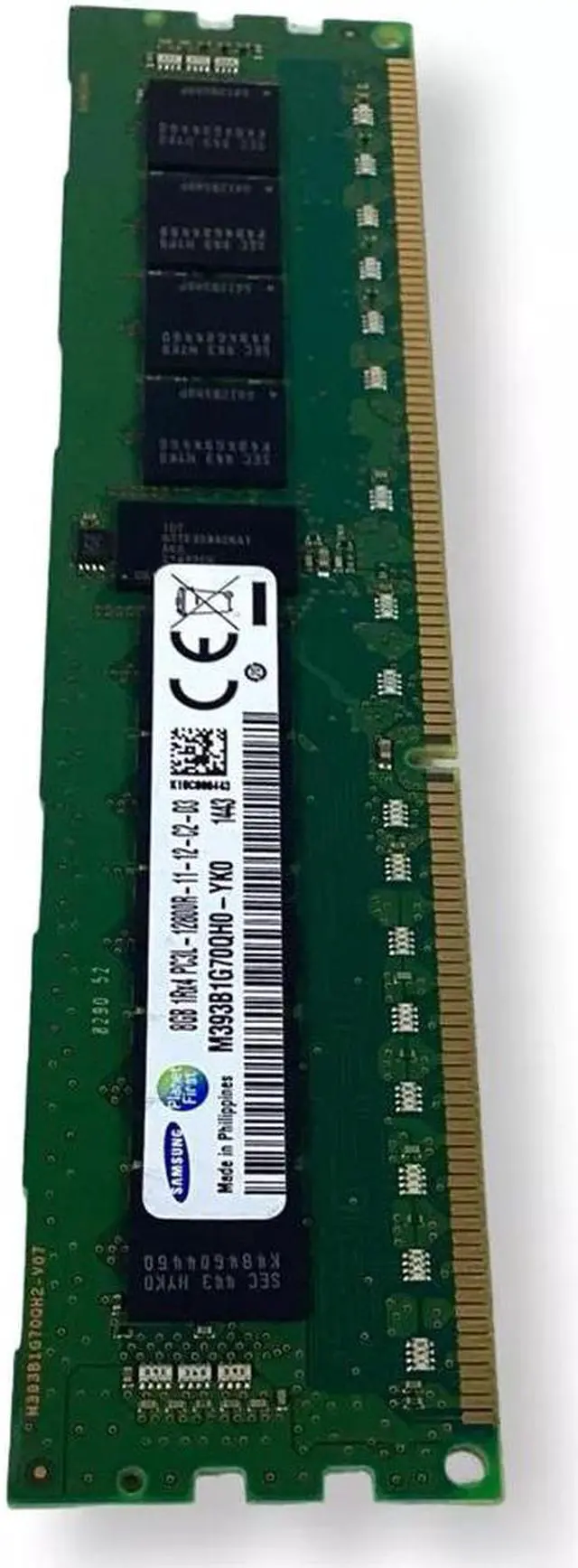 Alt view image 5 of 8 - 8GB Module DDR3 1866MHz Samsung M393B1G70EB0-CMA 14900 Registered Memory RAM