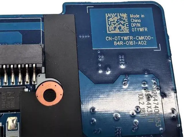 Alt view image 5 of 5 - TYWFR Dell Precision 7520 Motherboard w/ i7-7820HQ CPU