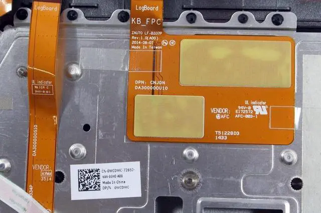 Alt view image 5 of 8 - DELL LATITUDE 13 7350 PALMREST TOUCHPAD WCDWC B