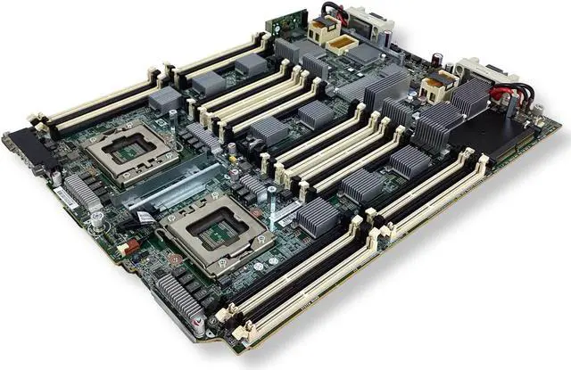 Alt view image 5 of 7 - HP ProLiant BL620c G7 Server Motherboard  Intel Socket FCLGA1567, 32x DDR3 Memory Slots 644496-001