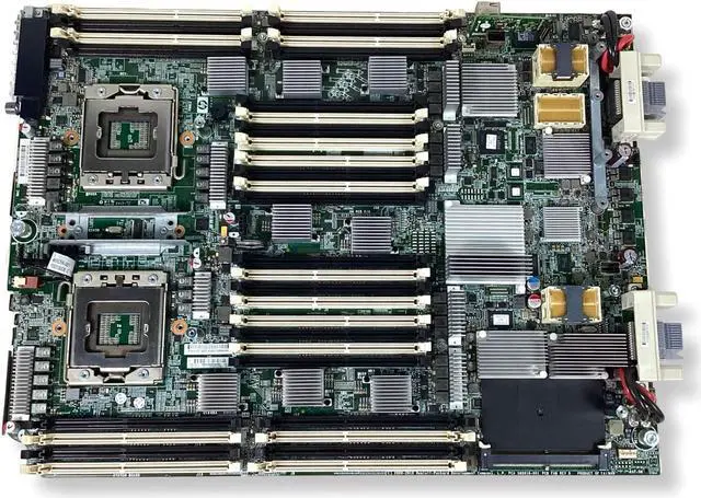 Alt view image 3 of 7 - HP ProLiant BL620c G7 Server Motherboard  Intel Socket FCLGA1567, 32x DDR3 Memory Slots 644496-001