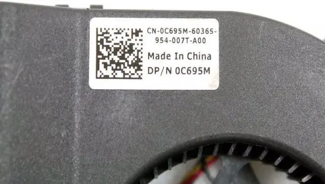 Alt view image 6 of 6 - Dell Studio One 1909 CPU Processor Cooling Fan Assembly C695M 0C695M