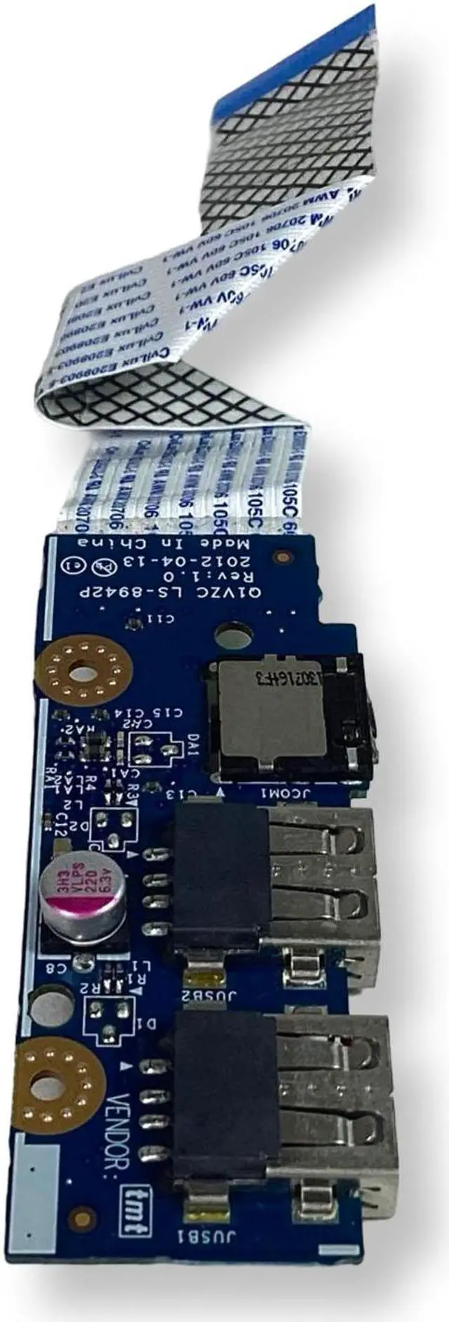 Alt view image 4 of 7 - Acer America Chromebook C710 Input Output Board With Cable 55.SGYN2.002