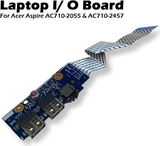 Alt view image 2 of 7 - Acer America Chromebook C710 Input Output Board With Cable 55.SGYN2.002