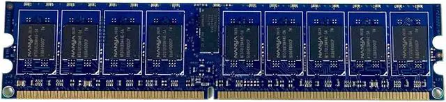 Alt view image 6 of 7 - Nanya NT1GT72U4PA0BV-5A 1GB PC2-3200 DDR2-400MHz Reg ECC Server Memory