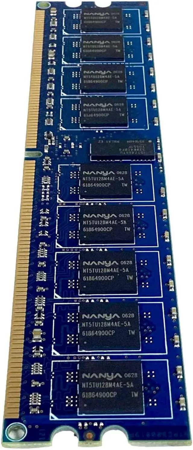 Alt view image 7 of 7 - Nanya NT1GT72U4PA0BV-5A 1GB PC2-3200 DDR2-400MHz Reg ECC Server Memory