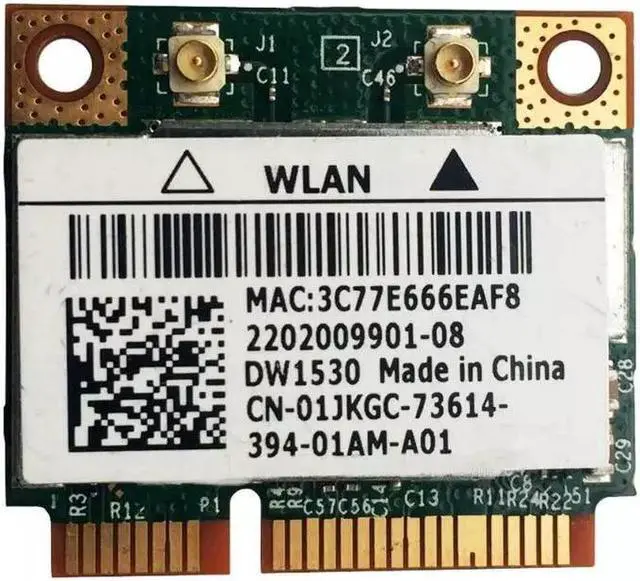 Alt view image 2 of 3 - Dell E6520 E6420 E5520 DW1530 Dual Band WIRELESS-N WIFI CARD BCM943228HM4L 1JKGC