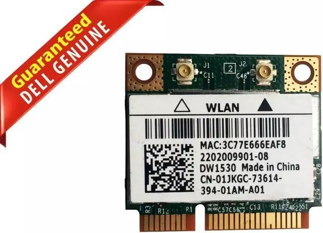 Alt view image 3 of 3 - Dell E6520 E6420 E5520 DW1530 Dual Band WIRELESS-N WIFI CARD BCM943228HM4L 1JKGC