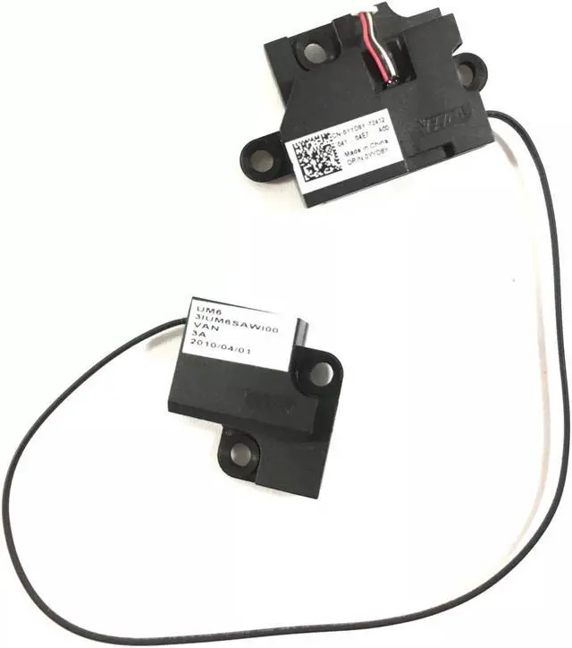 Alt view image 4 of 4 - Dell Inspiron 1464 1564 A01 Left and Right Internal Speaker Set Black YYD8Y