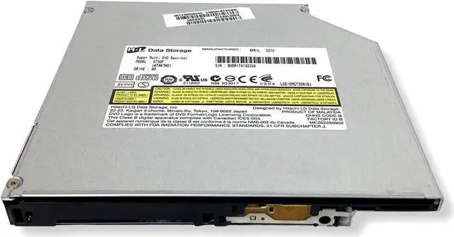 Alt view image 4 of 7 - Toshiba Satellite A665 L675D-S7052 16" CD/DVD RW Burner Optical Drive K000100410