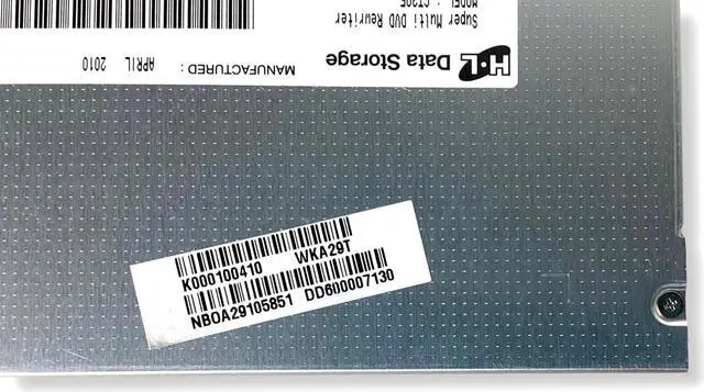 Alt view image 6 of 7 - Toshiba Satellite A665 L675D-S7052 16" CD/DVD RW Burner Optical Drive K000100410