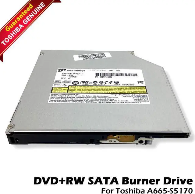 Main image of Toshiba Satellite A665 L675D-S7052 16" CD/DVD RW Burner Optical Drive K000100410