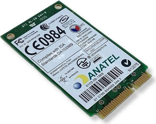 Alt view image 4 of 7 - Dell Latitude E5400 Mini PCI Express Wireless Bluetooth Card P560G LOT OF 2