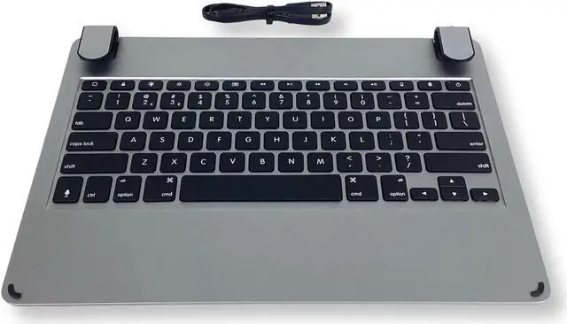 Alt view image 4 of 7 - Brydge 12.9 Series II Bluetooth Keyboard Space Gray BRY6012
