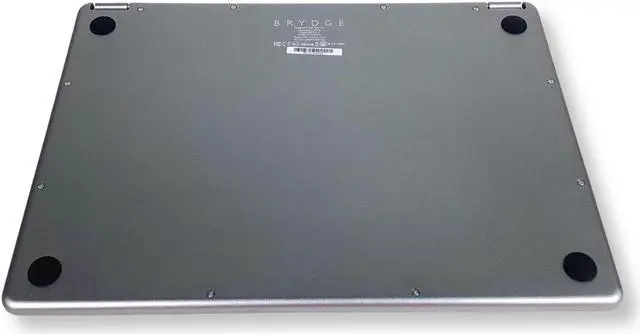 Alt view image 7 of 7 - Brydge 12.9 Series II Bluetooth Keyboard Space Gray BRY6012