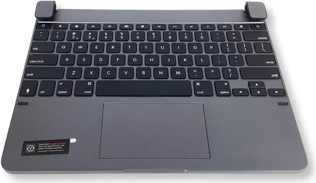 Alt view image 6 of 7 - Brydge 12.9 Pro+ Wireless Backlit Keyboard with Trackpad for iPad Pro 3rd Gen BRYTP6022