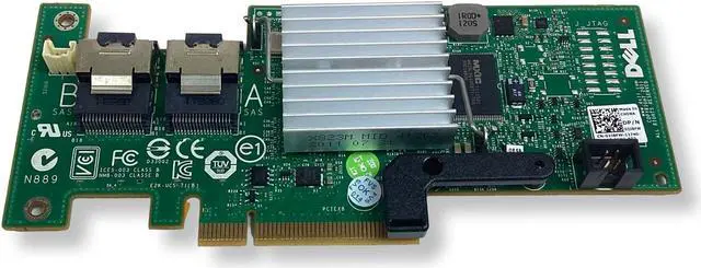 Alt view image 4 of 7 - Dell PERC H200 6Gb/s HBA SAS PCIe Internal RAID Controller Adapter H215J 3J8FW