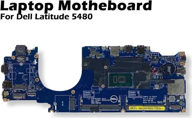 Alt view image 2 of 7 - Dell OEM Latitude 5480 Motherboard W/ 2.8GHz i7 Processor UMA 6G614 W86DG