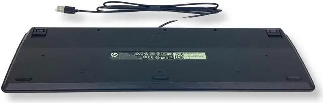 Alt view image 8 of 9 - Genuine HP USB Wired SK2120 104 Key Standard Keyboard KU1469 - 803181-001