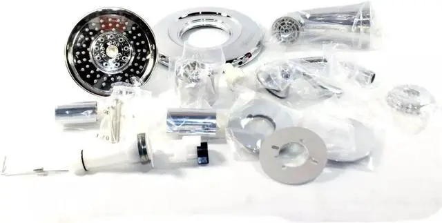 Alt view image 2 of 7 - Pfister Single-Handle 3-Spray Tub and Shower Faucet POLISHED CHROME R908MPC