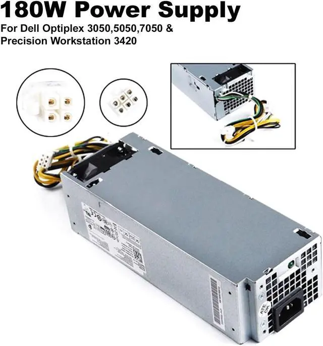 Alt view image 2 of 7 - Dell Optiplex 7050 SFF Small Form Factor 180 Watt Power Supply WWM46
