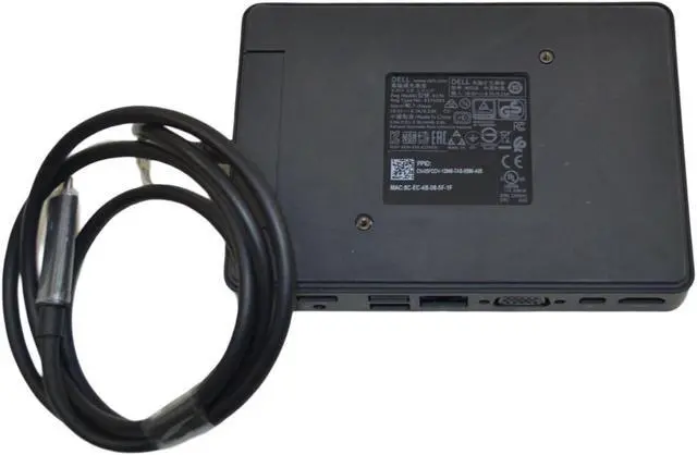 Alt view image 5 of 7 - Dell WD15 Monitor Dock 4K with 130W Adapter, USB-C, (450-AFGM, 6GFRT)