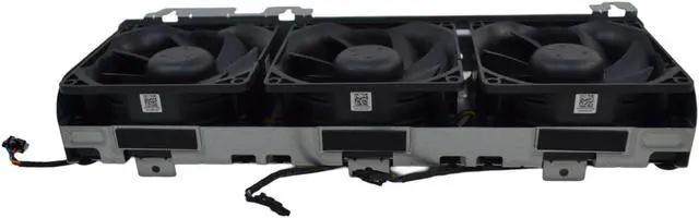Alt view image 6 of 7 - Dell Precision T3610 T5610 Triple Front Cooling Fan Assembly 1B33FUE00 4-Pin PWM MW96M