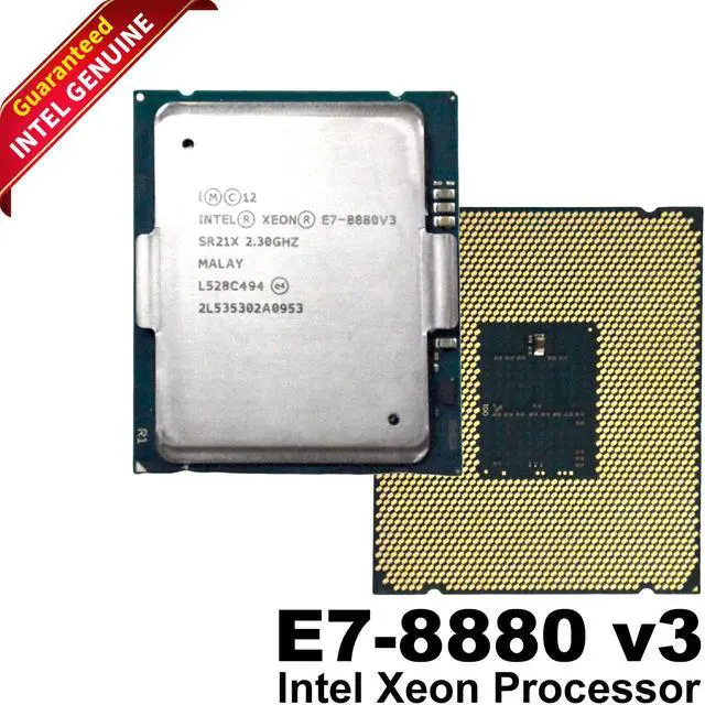 Main image of Intel Xeon E7-8880v3 2.30GHZ 45Mb Cache 18 Core Processor CPU LGA2011-1 SR21X