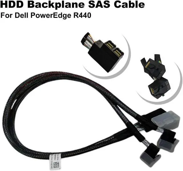 Alt view image 2 of 7 - Dell PowerEdge R440 Backplane Hard Disk SAS Cable FRN2J