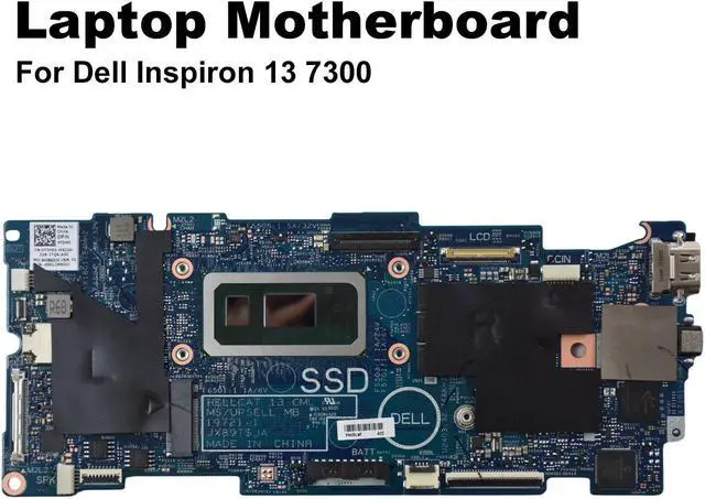 Alt view image 2 of 7 - Dell Inspiron 13 7300 2-In-1 Motherboard i5-10210U 1.6GHz DDR3 8GB RAM Y3H95