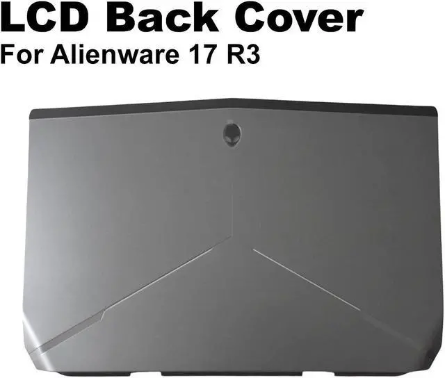Alt view image 2 of 7 - Dell Alienware 17 R3 17.3" LCD Lid Back Cover with Hinges XTF5W 0XTF5W