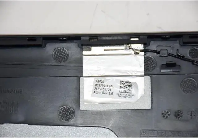 Alt view image 6 of 7 - Dell Alienware 17 R3 17.3" LCD Lid Back Cover with Hinges XTF5W 0XTF5W