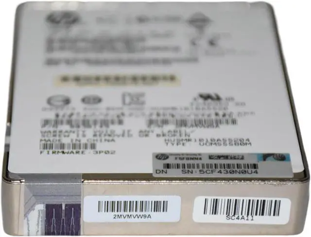 Alt view image 3 of 7 - HP HSSC0920S5xnNMRI 920GB MLC SAS 6Gbps 2.5" SFF Solid State Drive 0B30149