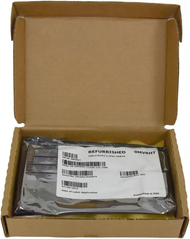 Alt view image 3 of 6 - QLogic QLE2464 Quad Port Fiber Channel PCIe Host Bus Adapter PX2610401-02 MVRHT