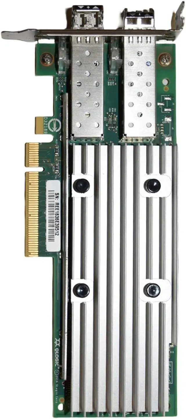 Alt view image 4 of 7 - QLogic Dual Port 10/25GbE Low Profile SFP+ Network Ethernet Card  QTE8652-CU-PUR/LP