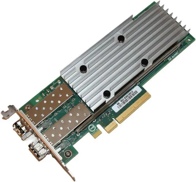 Alt view image 5 of 7 - QLogic Dual Port 10/25GbE Low Profile SFP+ Network Ethernet Card  QTE8652-CU-PUR/LP