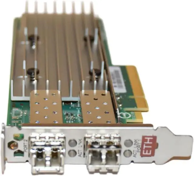 Alt view image 6 of 7 - QLogic Dual Port 10/25GbE Low Profile SFP+ Network Ethernet Card  QTE8652-CU-PUR/LP