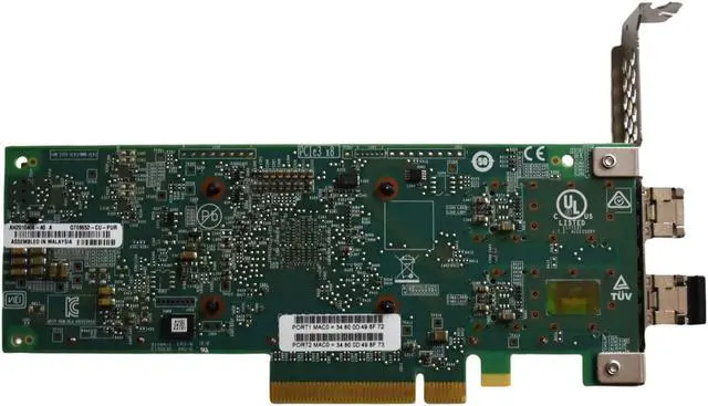 Alt view image 5 of 7 - QLogic Dual Port 10/25GbE High Profile SFP+ Network Ethernet Card QTE8652-CU-PUR