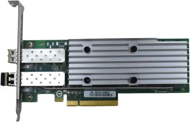 Alt view image 7 of 7 - QLogic Dual Port 10/25GbE High Profile SFP+ Network Ethernet Card QTE8652-CU-PUR
